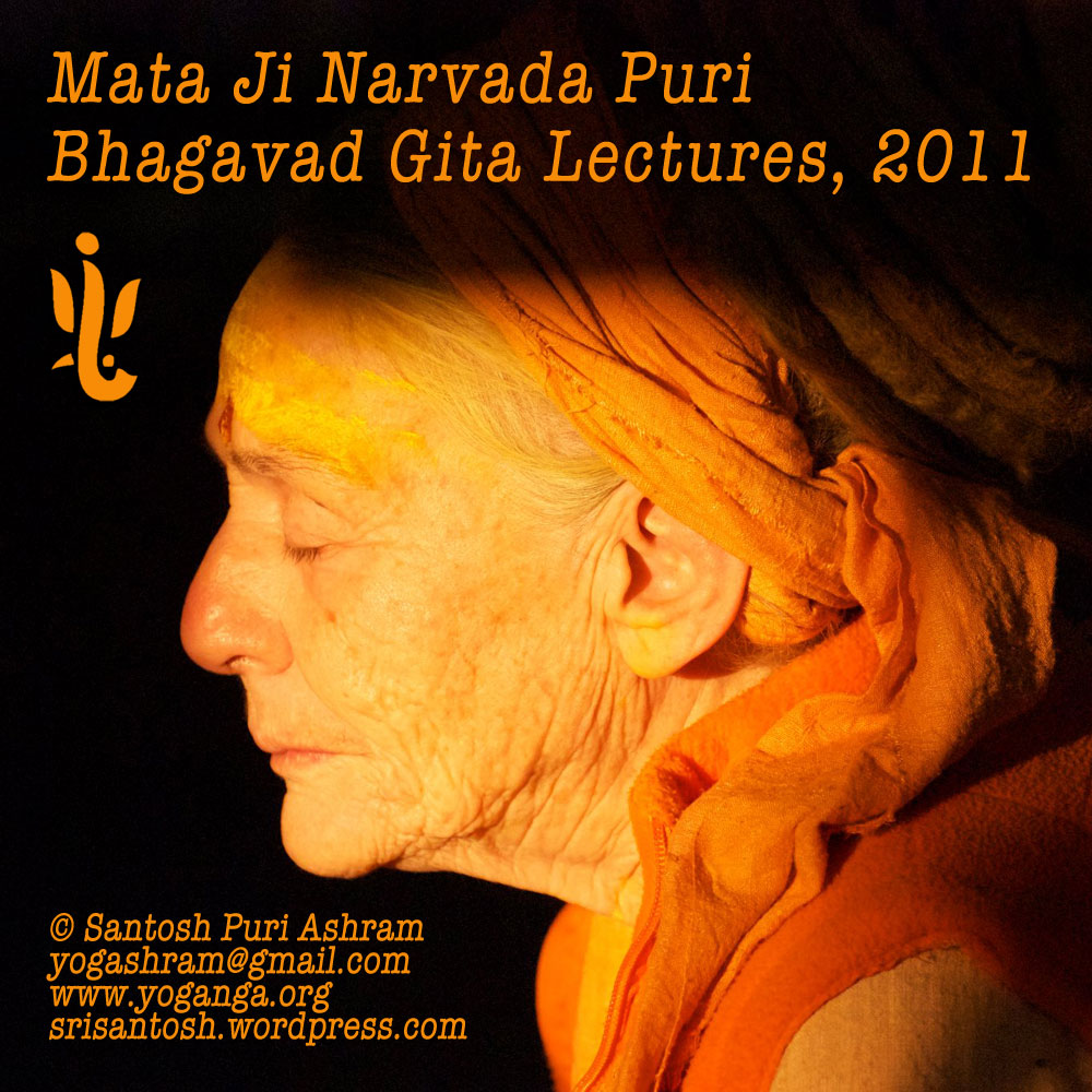 Bhagavad Gita Online Course with Narvada Puri Mataji - YogAnga Retreat at Sri Santosh Puri Ashram - www.yoganga.org