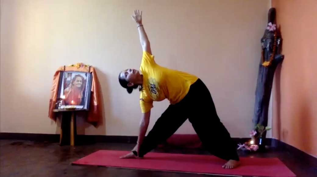 www.yoganga.org - online hatha yoga classes archived recording - with mandakini puri