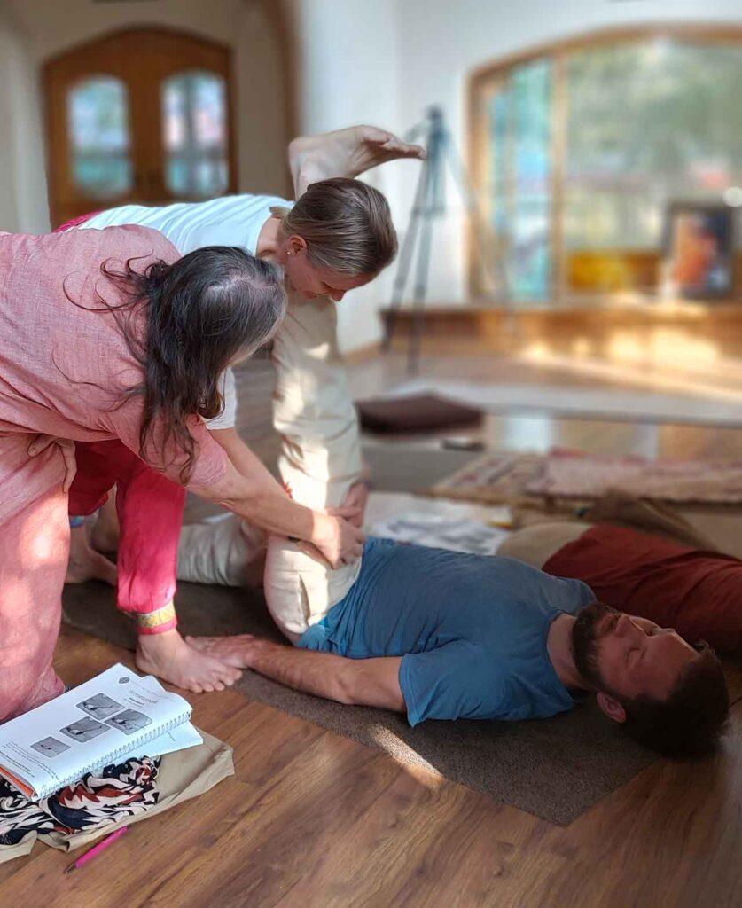 YogAnga Retreat at Santosh Puri Ashram - yoganga.org YTT500hr, Yoga teacher trainings, 500 hour YTT, hatha yoga teacher training, Brahmananda Giri, anatomy and alignment teacher