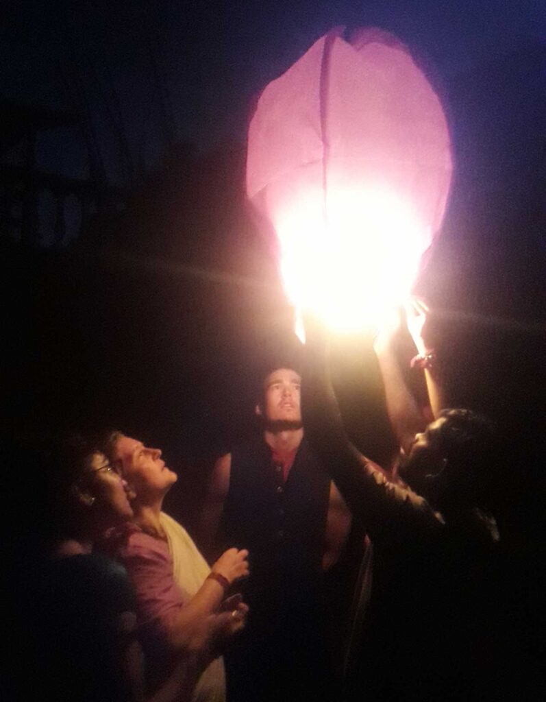 Celebrate Diwali at Santosh Puri Ashram, YogAnga Retreat